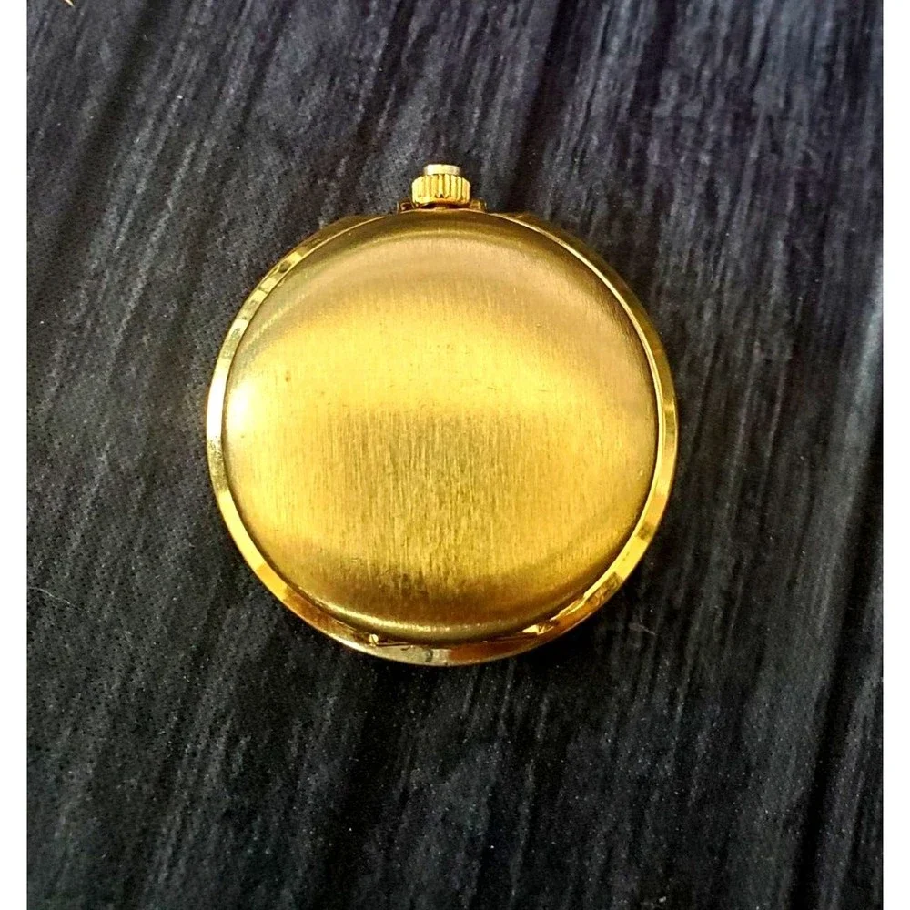 Vintage Dufonte Lucien Piccard Swiss Inspired Date Pocket Watch Everything Works